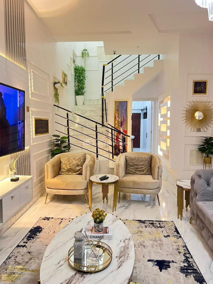 5 Bedroom Fully Detached Duplex with Bq & Swimming Pool, Chevron, Ikota, Lekki, Lagos, Detached Duplex for Rent