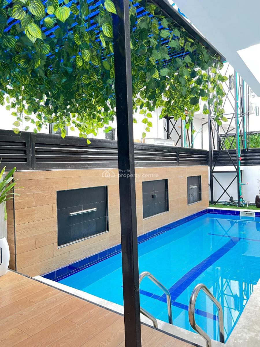 5 Bedroom Fully Detached Duplex with Bq & Swimming Pool, Chevron, Ikota, Lekki, Lagos, Detached Duplex for Rent