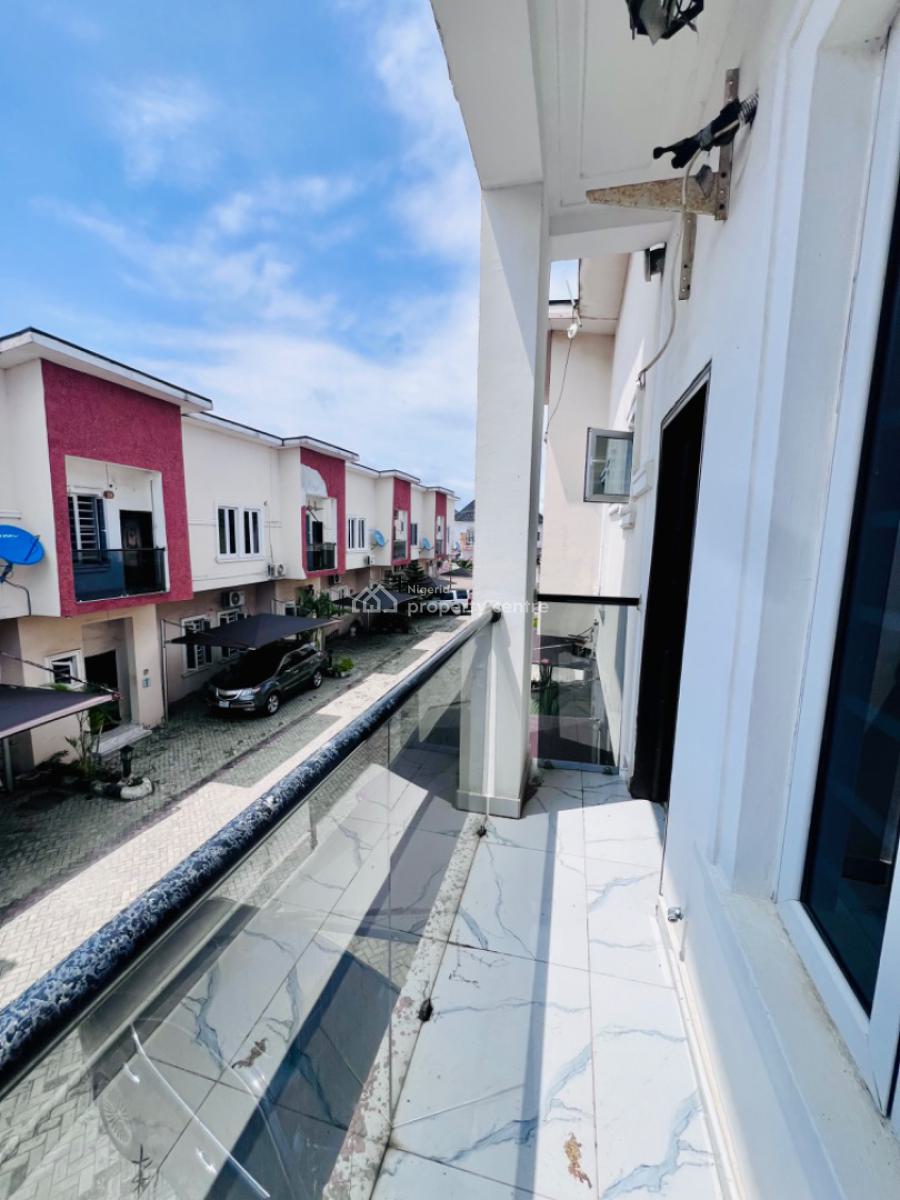 Spacious 4 Bedroom Terraced Duplex in Prestigious Code Access Estate, Opposite Orchid General Hospital By Lekki 2nd Toll Gate, Lekki, Lagos, Terraced Duplex for Rent
