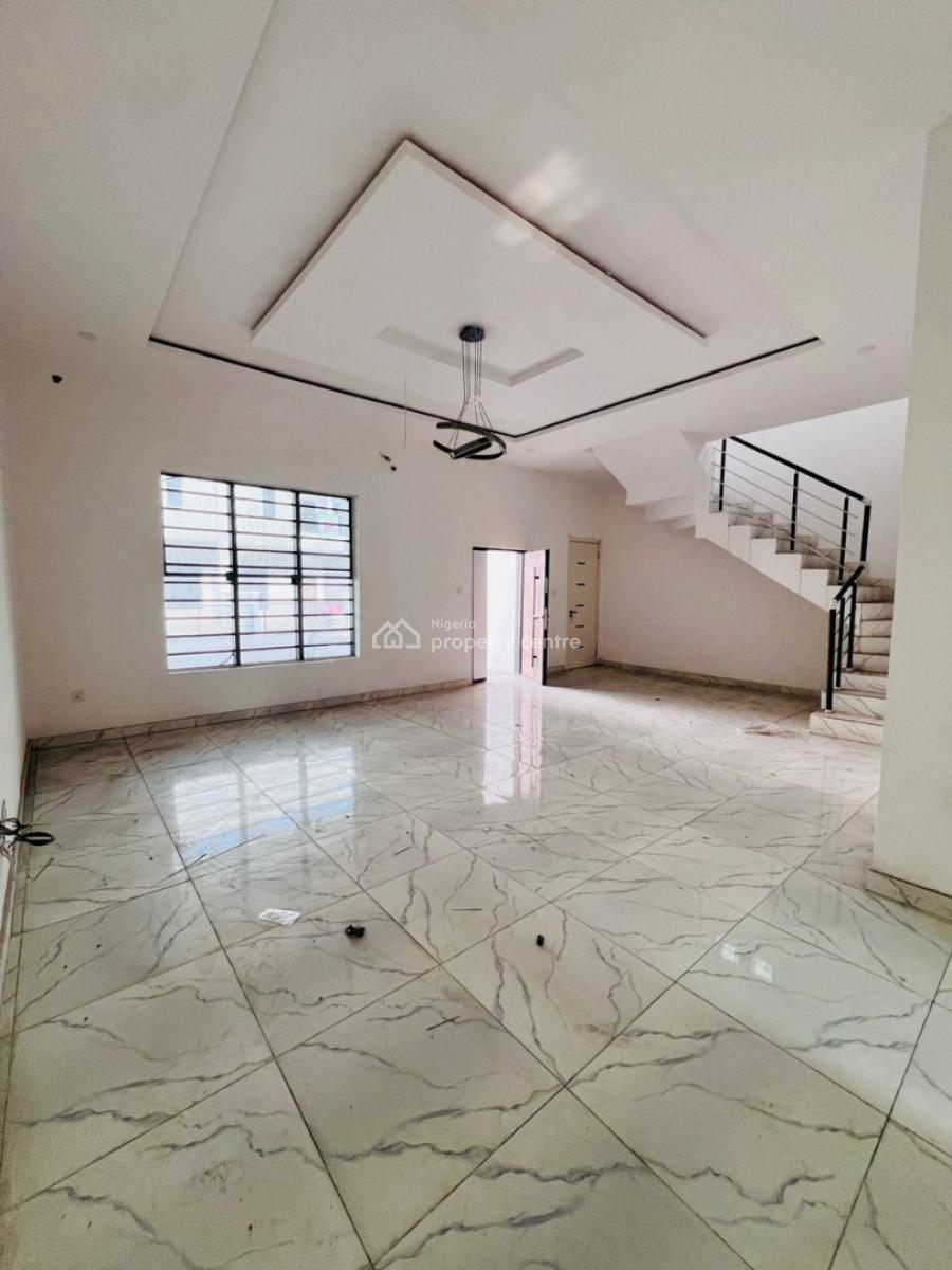 4 Bedroom Spacious Terrace in a Serviced Estate with Pool, Gym, Playground, Orchid Road Before The Roundabout, Lafiaji, Lekki, Lagos, Terraced Duplex for Sale