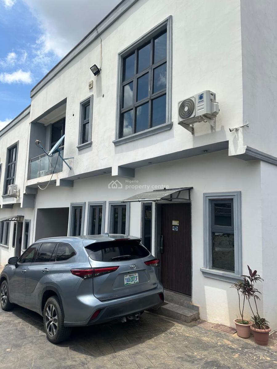 Furnished 4 Bedroom Terrace Duplex, Guzape Main Inside an Estate, Guzape District, Abuja, Terraced Duplex for Rent