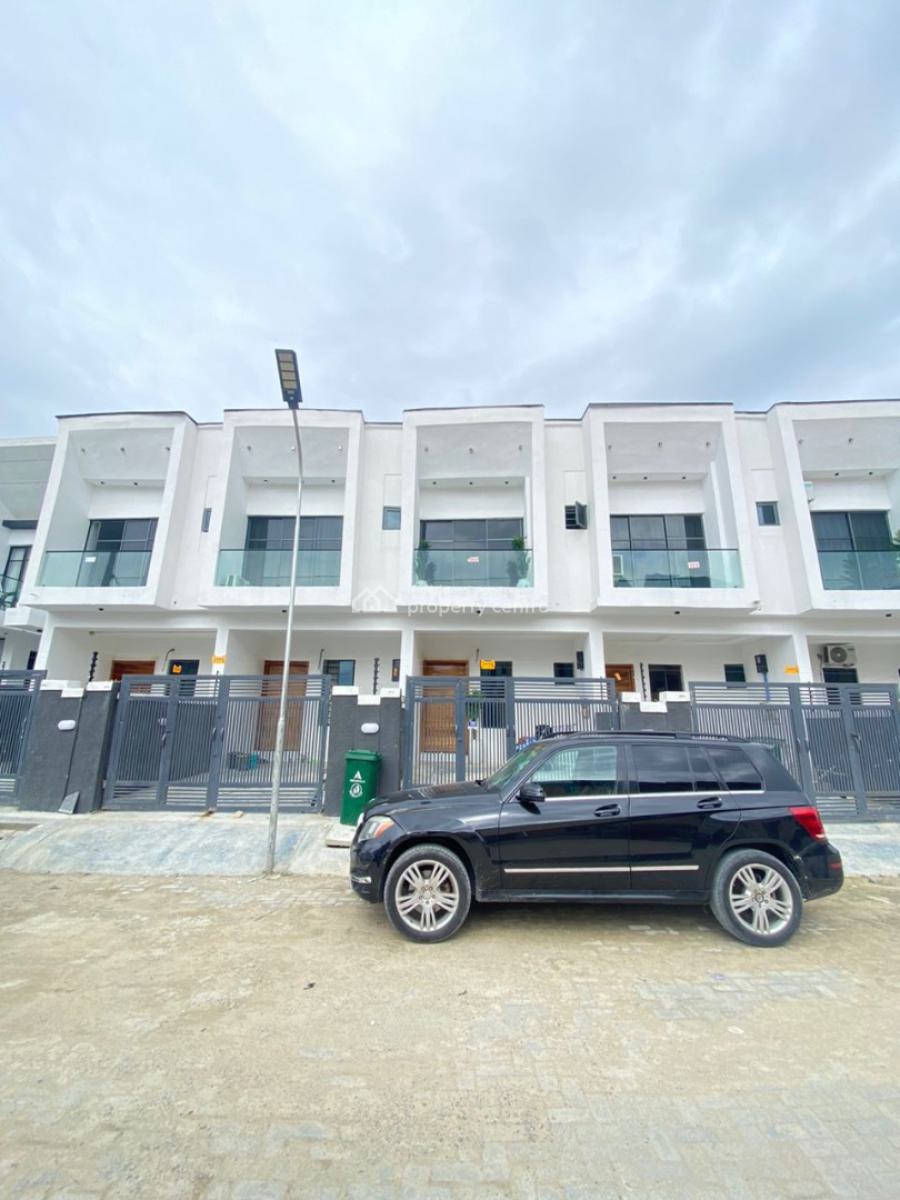 Newly Built 3 Bedrooms Terraced Duplex with Self Compound, Ikota, Lekki, Lagos, Terraced Duplex for Rent