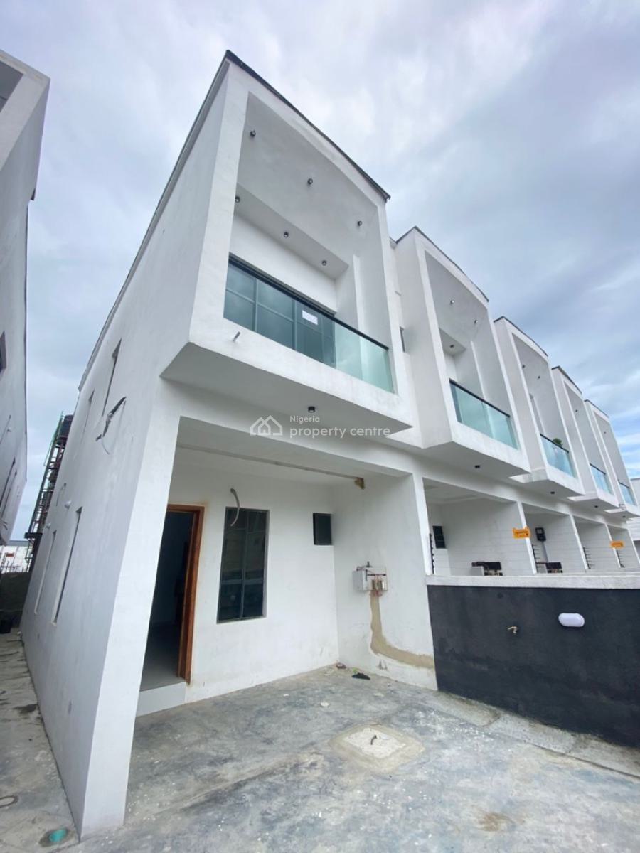 Newly Built 3 Bedrooms Terraced Duplex with Self Compound, Ikota, Lekki, Lagos, Terraced Duplex for Rent