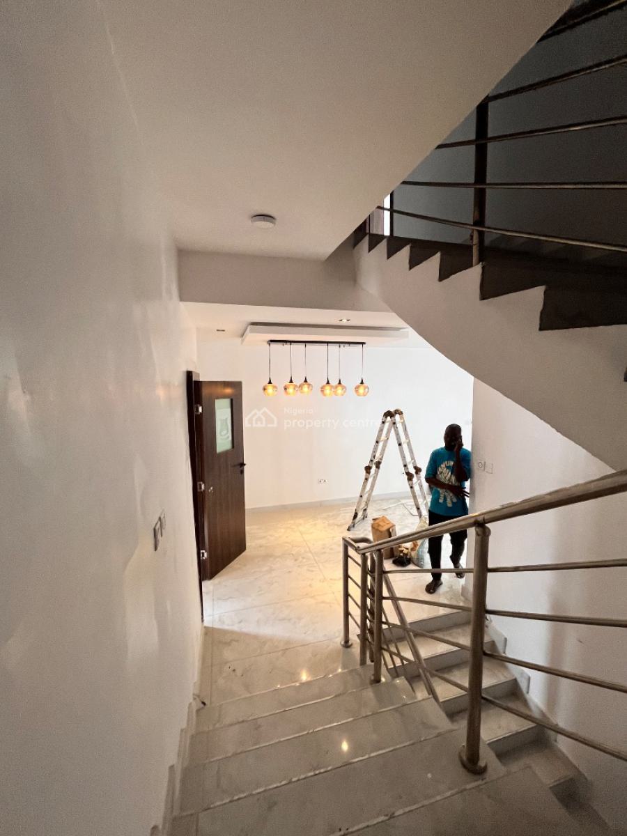 New Luxury 4 Bedroom Terrace Duplex & Bq in The Most Beautiful Estate, Thomas Estate, Ajah, Lagos, Terraced Duplex for Rent