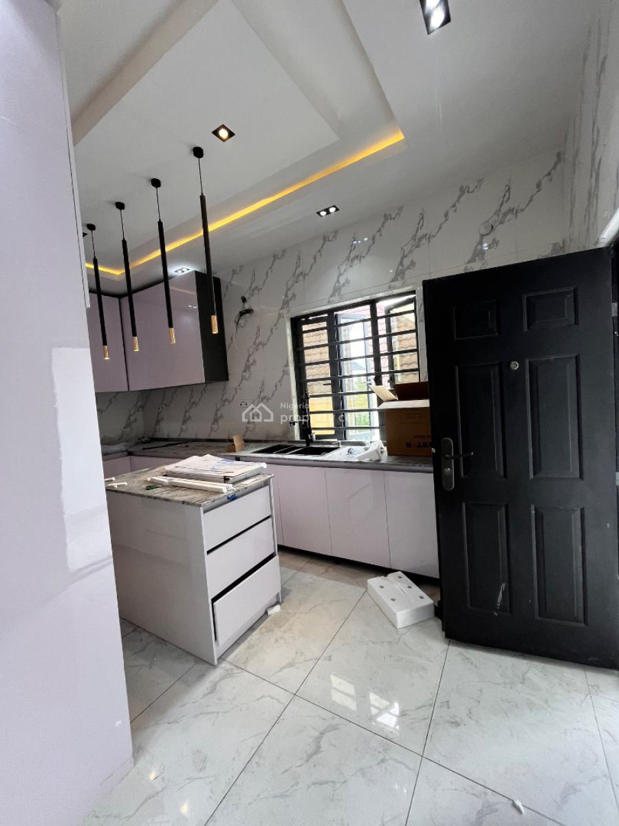 New Luxury 4 Bedroom Terrace Duplex & Bq in The Most Beautiful Estate, Thomas Estate, Ajah, Lagos, Terraced Duplex for Rent