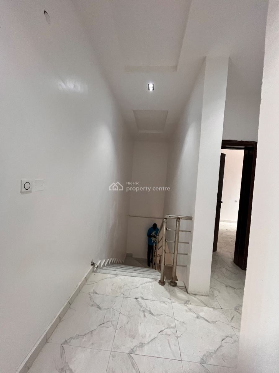 New Luxury 4 Bedroom Terrace Duplex & Bq in The Most Beautiful Estate, Thomas Estate, Ajah, Lagos, Terraced Duplex for Rent