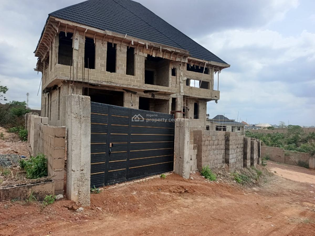 Uncompleted 4 Bedroom Duplex, Premier Layout, Independence Layout, Enugu, Enugu, Detached Duplex for Sale