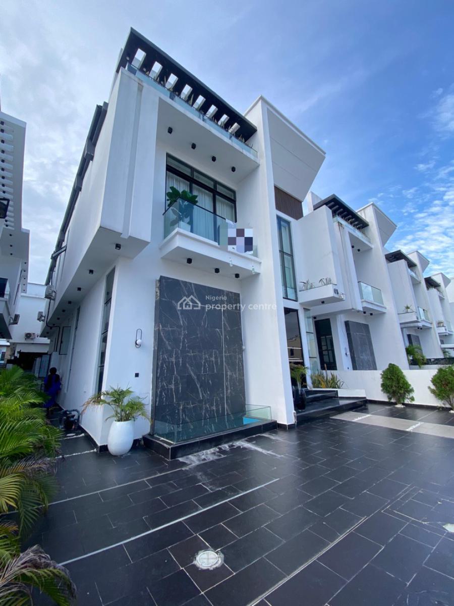 5 Bedroom Fully Detached Duplex with Bq and Pool, Chevron Alternative, Lekki, Lagos, Detached Duplex for Rent