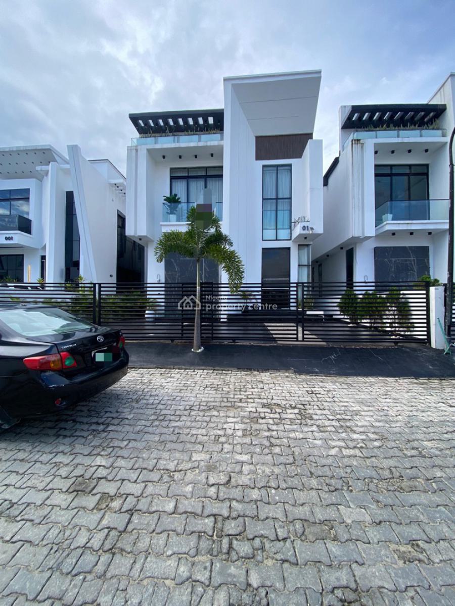 5 Bedroom Fully Detached Duplex with Bq and Pool, Chevron Alternative, Lekki, Lagos, Detached Duplex for Rent