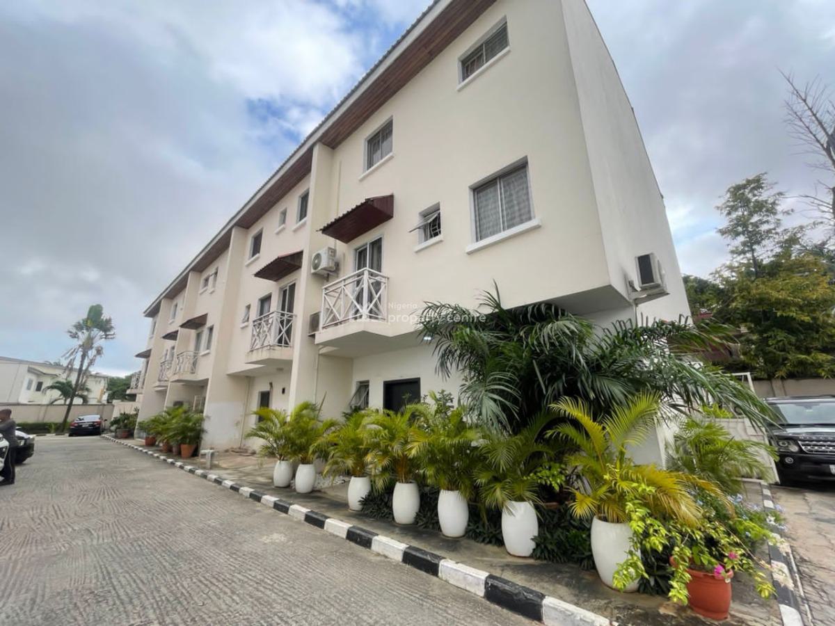 Luxury 4 Bedroom Terrace Duplex with Bq, Off Bourdillion Road, Old Ikoyi, Ikoyi, Lagos, Terraced Duplex for Rent