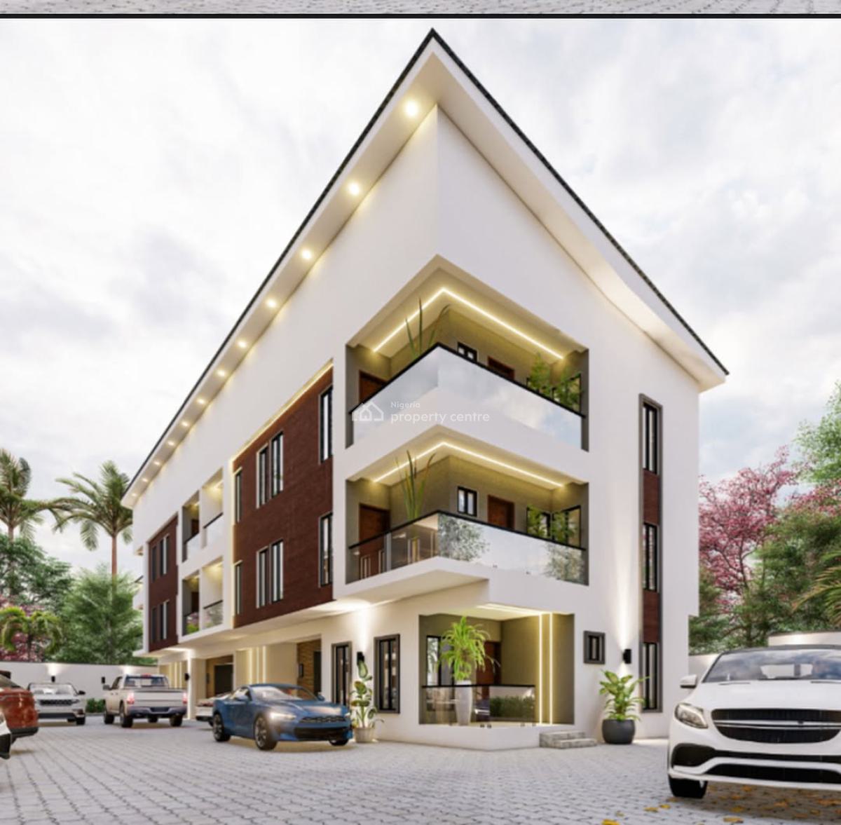 Exclusive Off-plan Offer -- 4-bedroom Terrace Duplex with Bq, Ologolo, Lekki, Lagos, Terraced Duplex for Sale