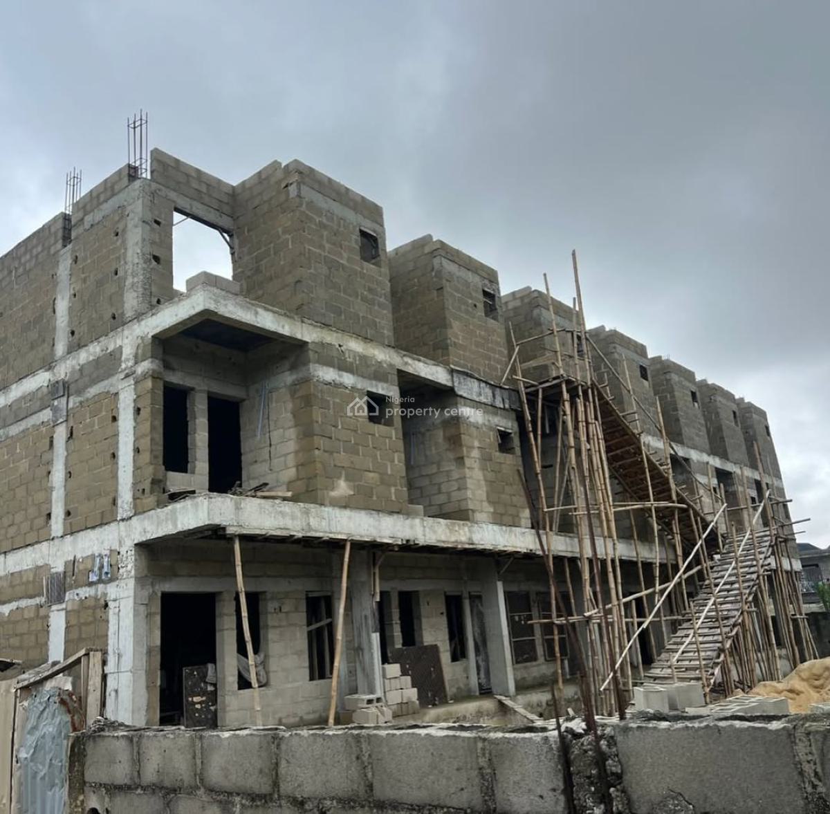 Exclusive Off-plan Offer -- 4-bedroom Terrace Duplex with Bq, Ologolo, Lekki, Lagos, Terraced Duplex for Sale