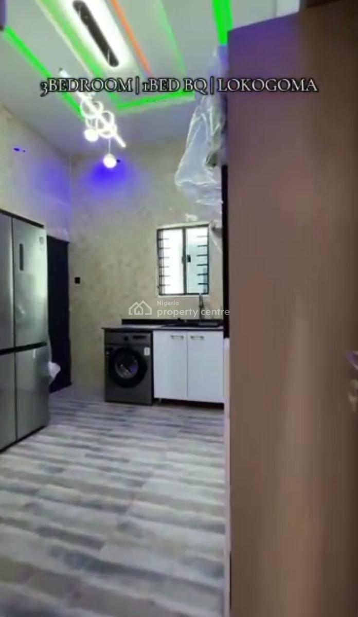 Luxury 3 Bedroom Bungalow with 1 Room Bq, Lokogoma District, Abuja, Detached Bungalow for Sale