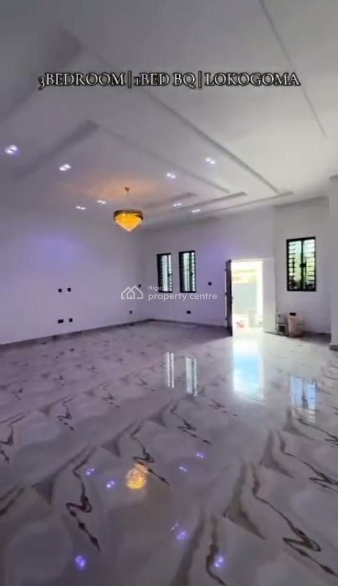 Luxury 3 Bedroom Bungalow with 1 Room Bq, Lokogoma District, Abuja, Detached Bungalow for Sale
