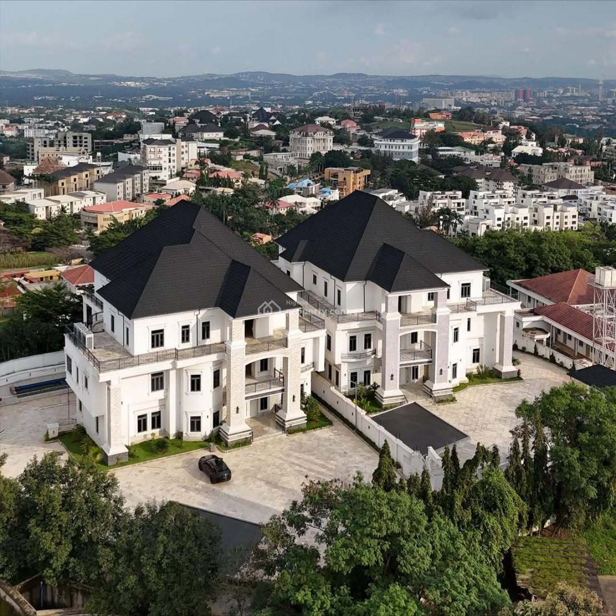 9-bedroom Exquisite Mansion with Penthouse, Elevator, Gym & Pool, Ministers Hill, Maitama District, Abuja, Detached Duplex for Sale
