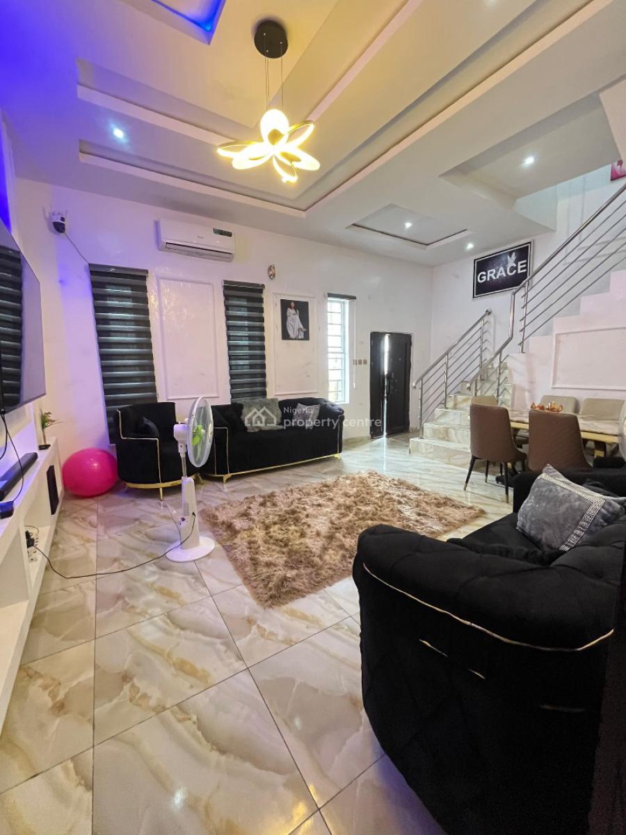 Fully Furnished 4bedroom Detached Home, Ajah, Ajah, Lagos, Semi-detached Duplex for Sale