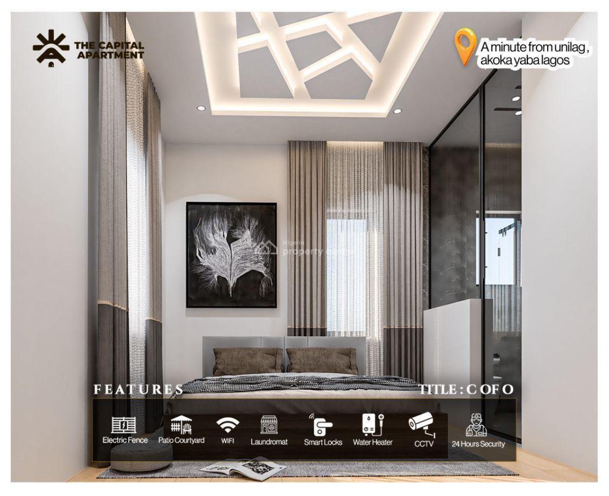 Enjoy Investment Cashflow Producing Asset of Studio Apartments & 1 Bed, Luxury Finish Studio Apartment & Comfort of 1 Bed a Minute From Unilag, Yaba, Lagos, Flat / Apartment for Sale