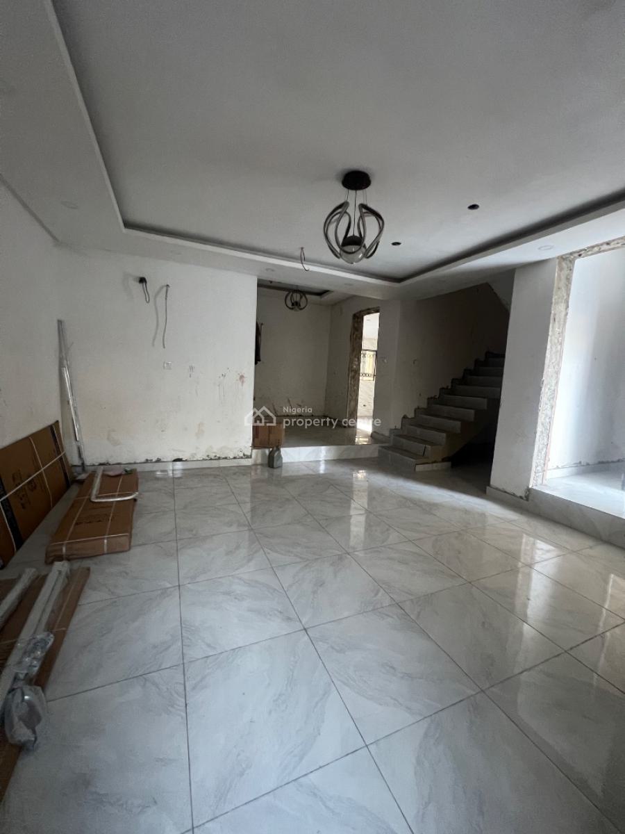 Spacious Self Compound 4 Bedroom Terrace Detached Duplex, Lbs Estate, Olokonla, Ajah, Lagos, Terraced Duplex for Rent