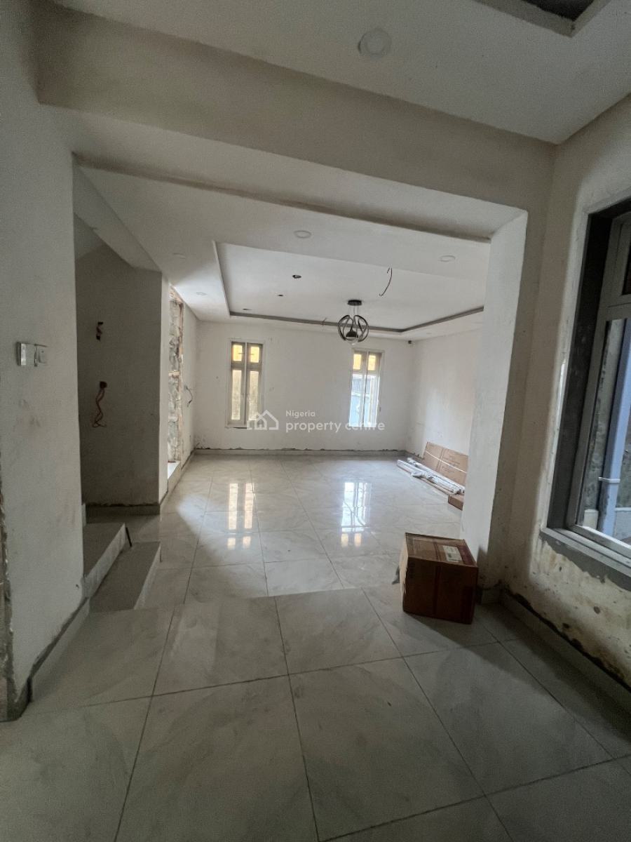 Spacious Self Compound 4 Bedroom Terrace Detached Duplex, Lbs Estate, Olokonla, Ajah, Lagos, Terraced Duplex for Rent