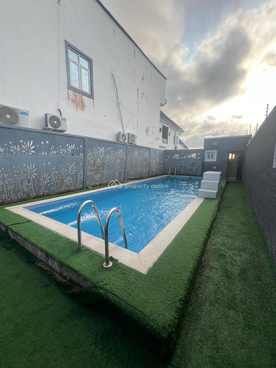 Beautiful 4bedroom Terrace Duplex with Pool and Gym, Estate on Orchid Road, Lekki, Lagos, House for Rent