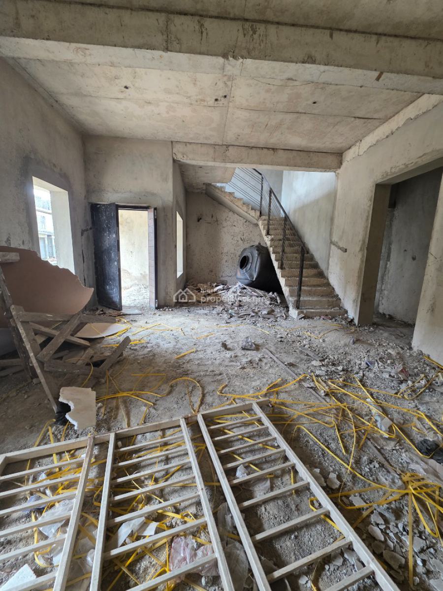 Affordable 3 Bedroom Terrace Duplex Carcass, Abraham Adesanya, Ajah, Lagos, Terraced Duplex for Sale