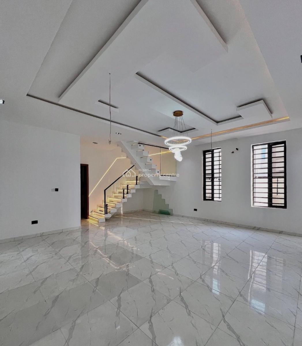 Contemporary Designed 5 Bedroom Fully Detached Swimming Pool Duplex, Chevron, Lekki, Lagos, Detached Duplex for Sale