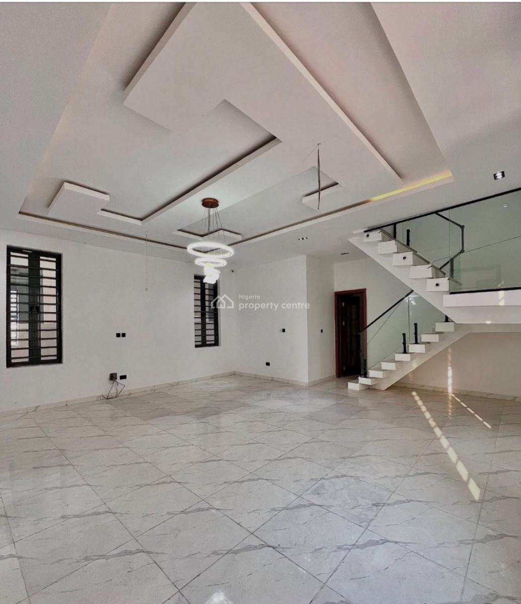 Contemporary Designed 5 Bedroom Fully Detached Swimming Pool Duplex, Chevron, Lekki, Lagos, Detached Duplex for Sale