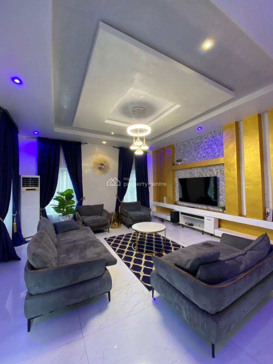 Furnished 3 Bedroom with Swimming Pool, Vantage Court in Richland Gardens, Bogije, Ibeju Lekki, Lagos, Detached Bungalow for Rent