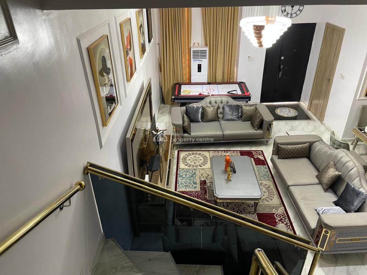 Oma Tastefully Furnished 4bedroom Self Compound Apartment, Royalpine Estate, Orchid, Lekki, Lagos, Flat / Apartment Short Let
