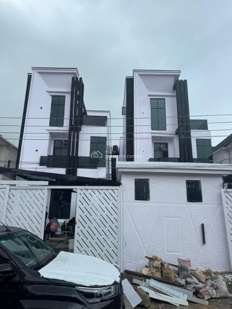 Aesthetically Pleasing 5 Bedroom Detached Duplex with Rooftop Terrace, Chevron Toll Gate, Orchid Road, Lekki, Lagos, Detached Duplex for Sale