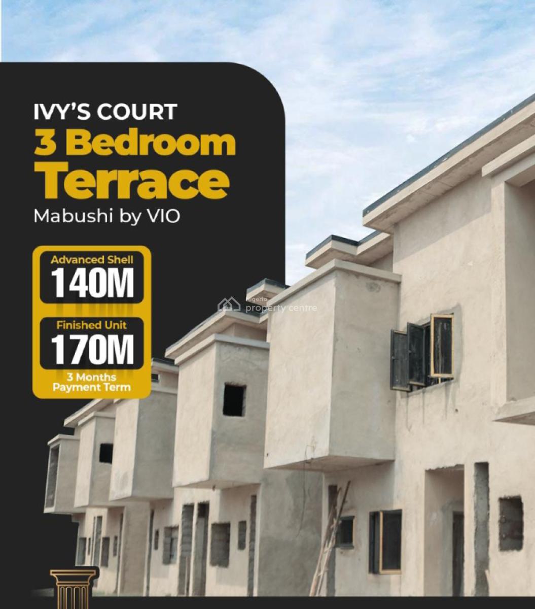3 Bedroom Terraced Duplex, Vio Office, Mabushi, Abuja, Terraced Duplex for Sale
