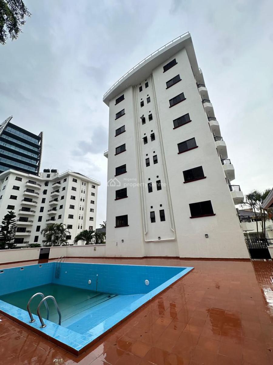 Exclusive 3 Bedroom Apartments with a Room Bq, Swimming Pool, Old Ikoyi, Ikoyi, Lagos, Flat / Apartment for Rent