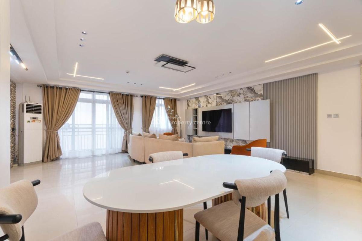 Furnished Luxury 3 Bedroom Water Front Apartment with Bq, Water Front Apartment, Lekki Phase 1, Lekki, Lagos, Flat / Apartment for Rent