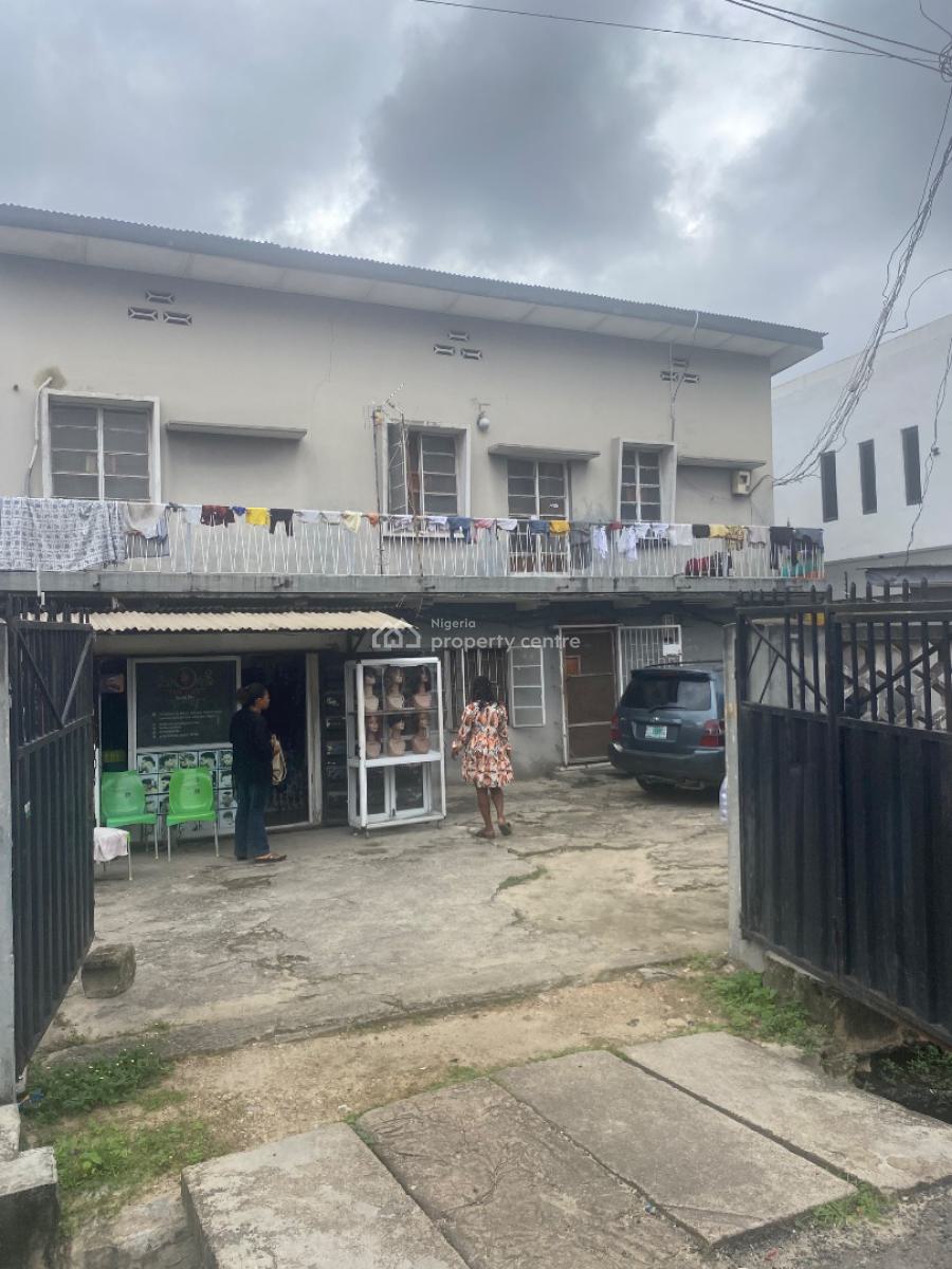 a Storey Building of 2 and 3 Bedrooms with 2 Nos Mini Flat  Bq, Olatilewa Street, Off Olufemi Road, Ogunlana, Surulere, Lagos, Block of Flats for Sale