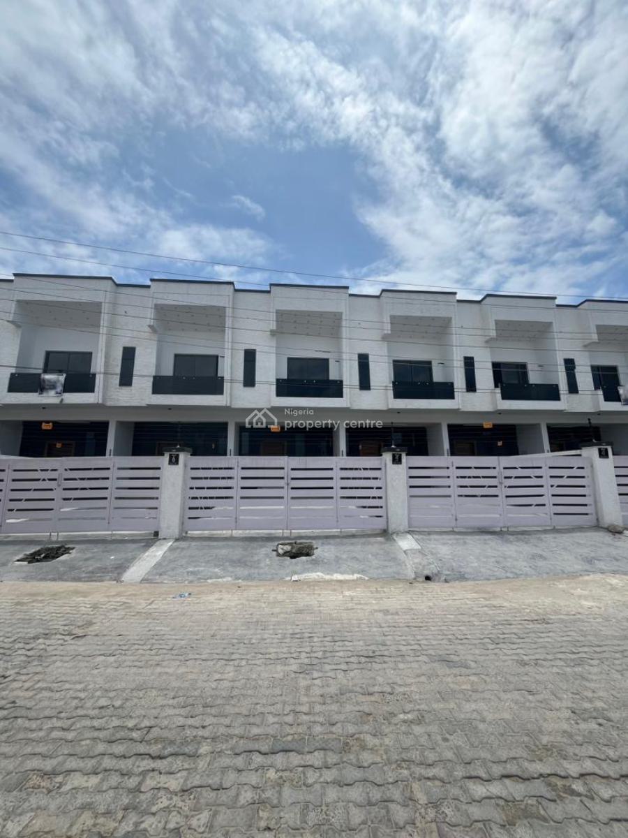4 Bedroom Terrace Duplex, Specious Elegant 4 Bedroom Terrace Duplex in a Secured Estate, Ikota, Lekki, Lagos, Terraced Duplex for Sale
