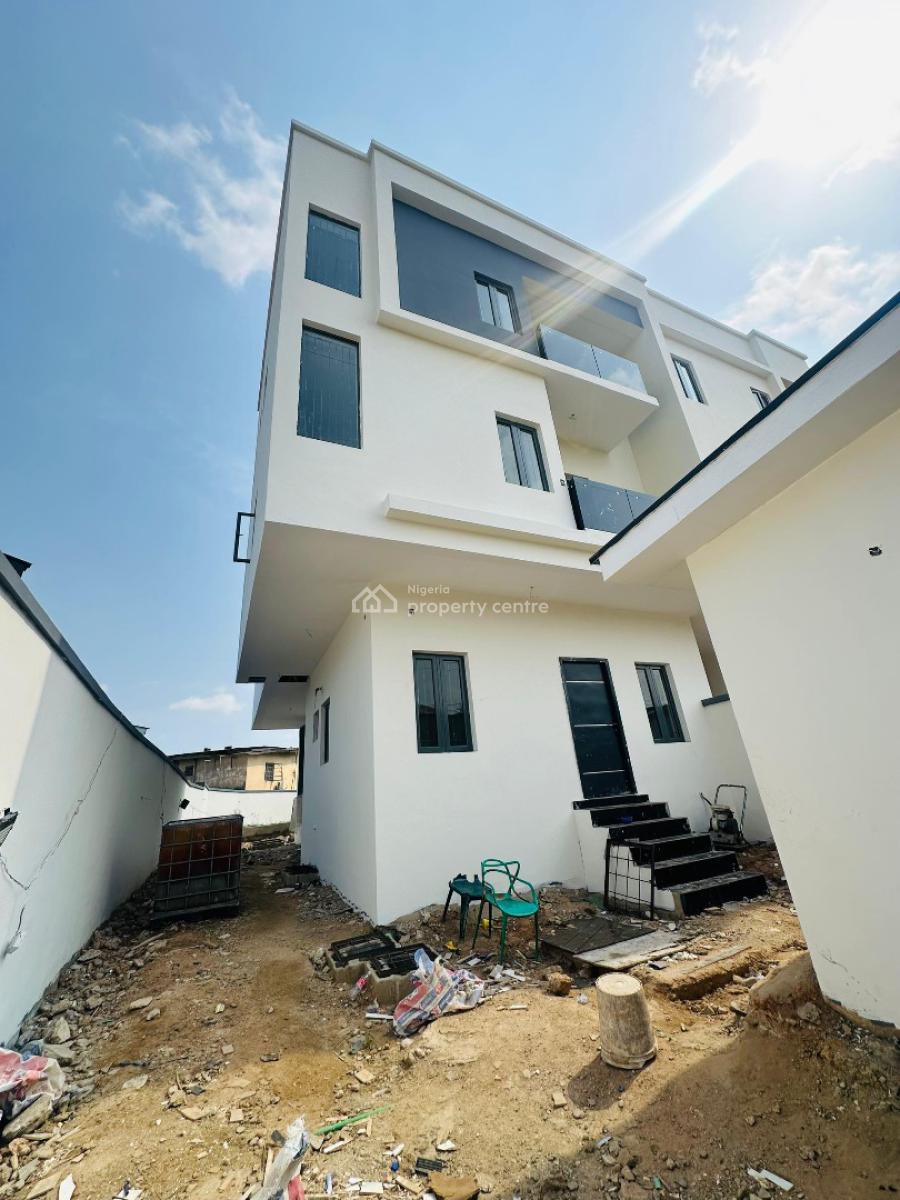 Newly Built 4 Bedroom Semi Detached Duplex with Bq, Obanikoro, Shomolu, Lagos, Semi-detached Duplex for Sale