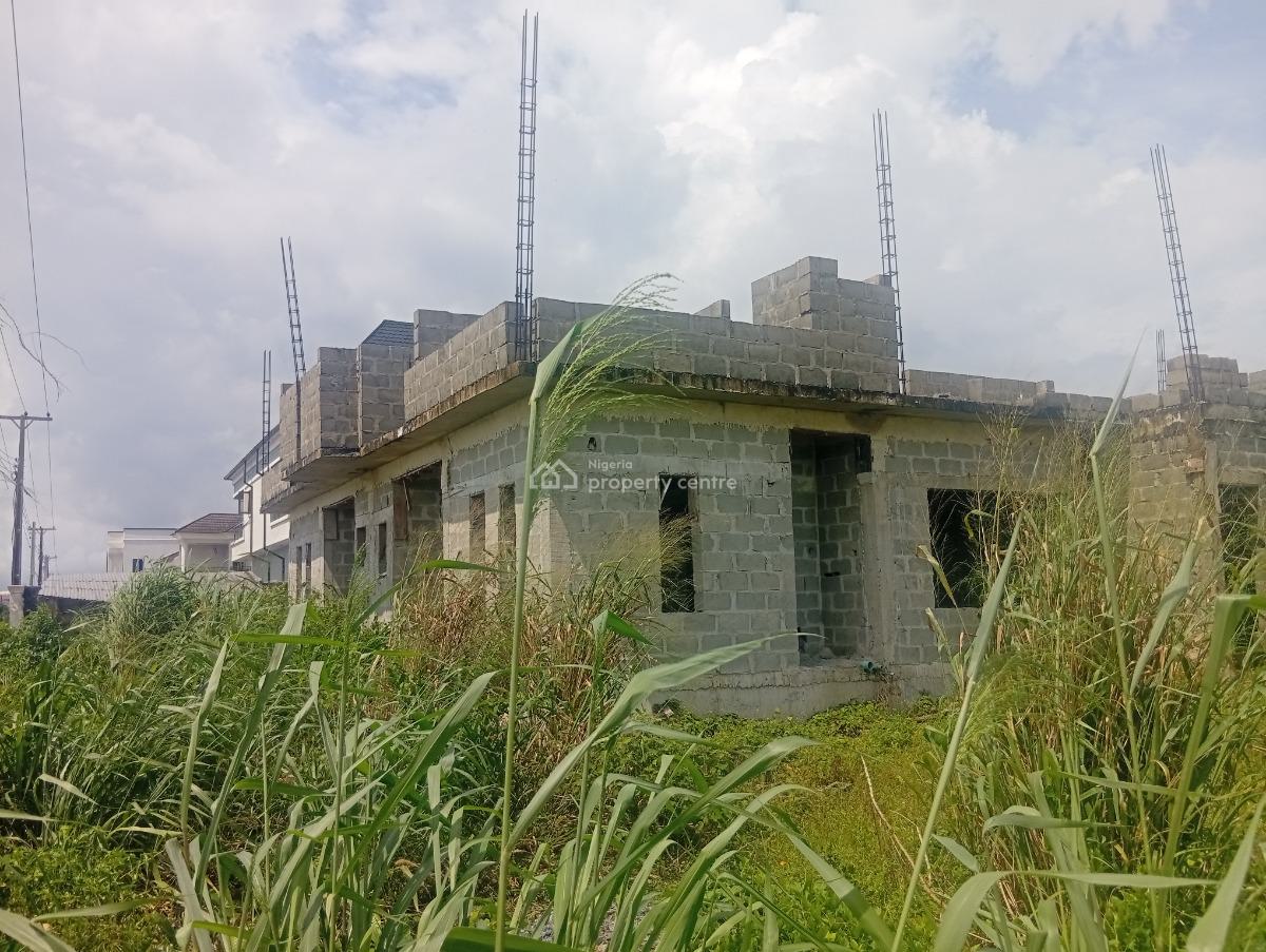 Plan of 3 Bedrooms Duplex on 700 Sqmt Corner Piece Land, Beechwood Estate, Imalete Alafia, Ibeju Lekki, Lagos, Semi-detached Duplex for Sale