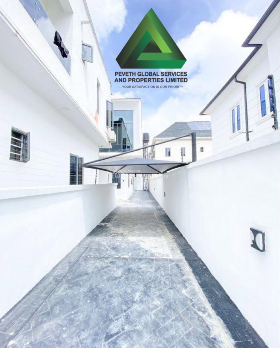 4 Bedroom Semi Detached Duplex with Bq, Chevron, Lekki, Lagos, Semi-detached Duplex for Sale