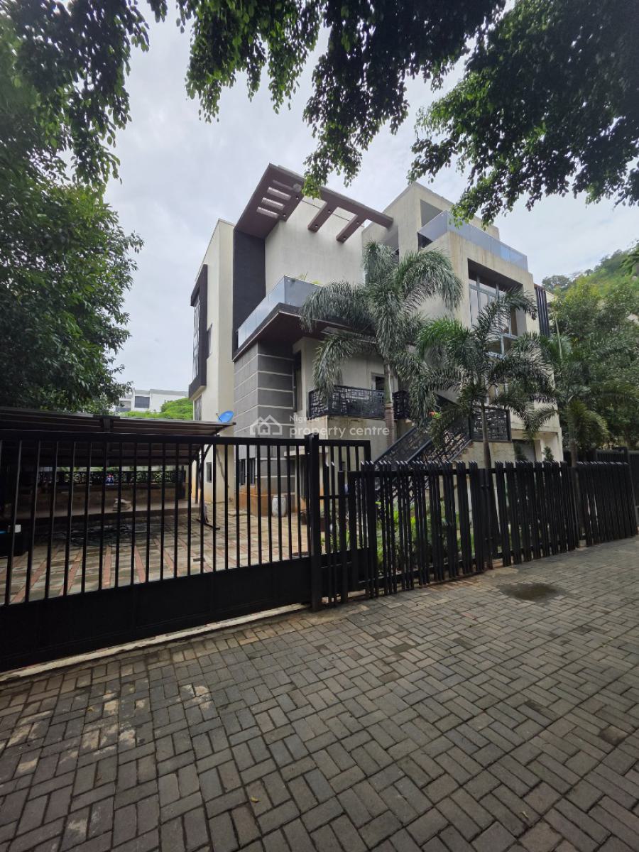 Furnished 5 Bedrooms Detached Duplex with Elevator + Swimming Pool, Katampe Extension, Katampe, Abuja, Detached Duplex for Sale