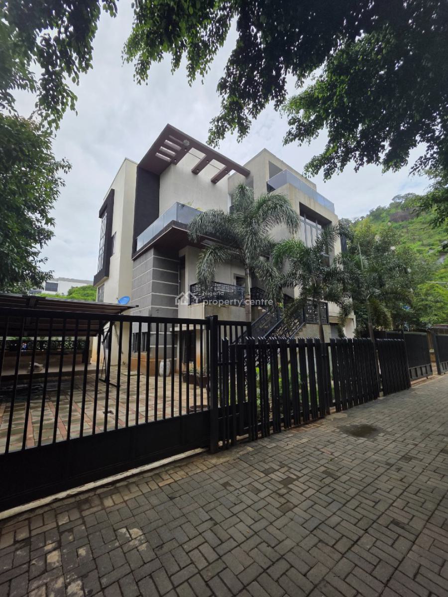 Furnished 5 Bedrooms Detached Duplex with Elevator + Swimming Pool, Katampe Extension, Katampe, Abuja, Detached Duplex for Sale