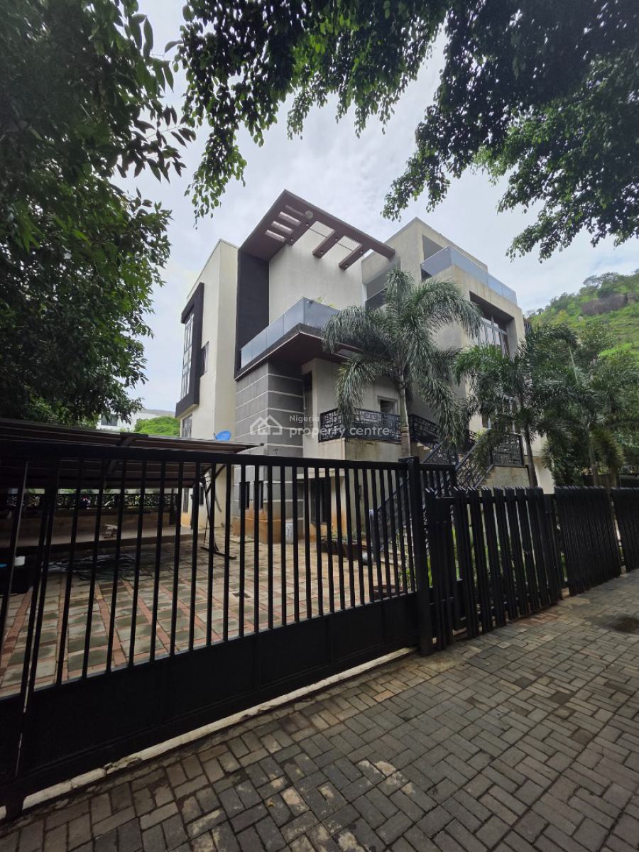 Furnished 5 Bedrooms Detached Duplex with Elevator + Swimming Pool, Katampe Extension, Katampe, Abuja, Detached Duplex for Sale
