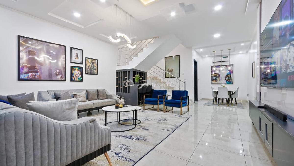 Luxury 4 Bedroom with Swimming Pool, Vi, Oniru, Victoria Island (vi), Lagos, Terraced Duplex Short Let