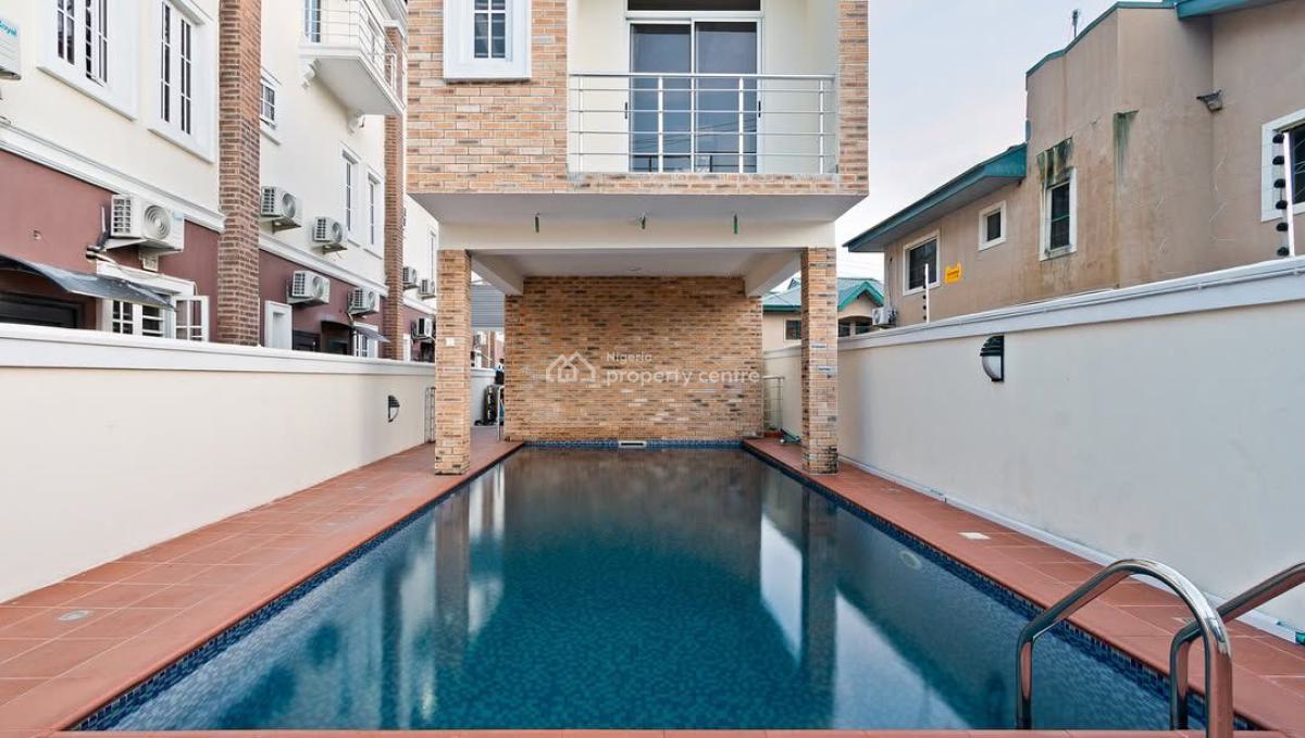 Luxury 4 Bedroom with Swimming Pool, Vi, Oniru, Victoria Island (vi), Lagos, Terraced Duplex Short Let