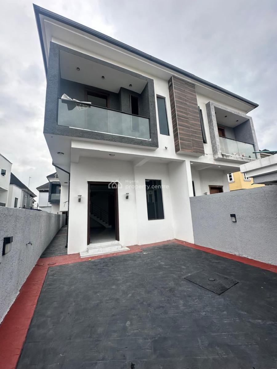 2 Unit Furnished 4 Bedroom Detached Duplex in Secure Estate, Chevron, Lekki, Lagos, Detached Duplex for Sale