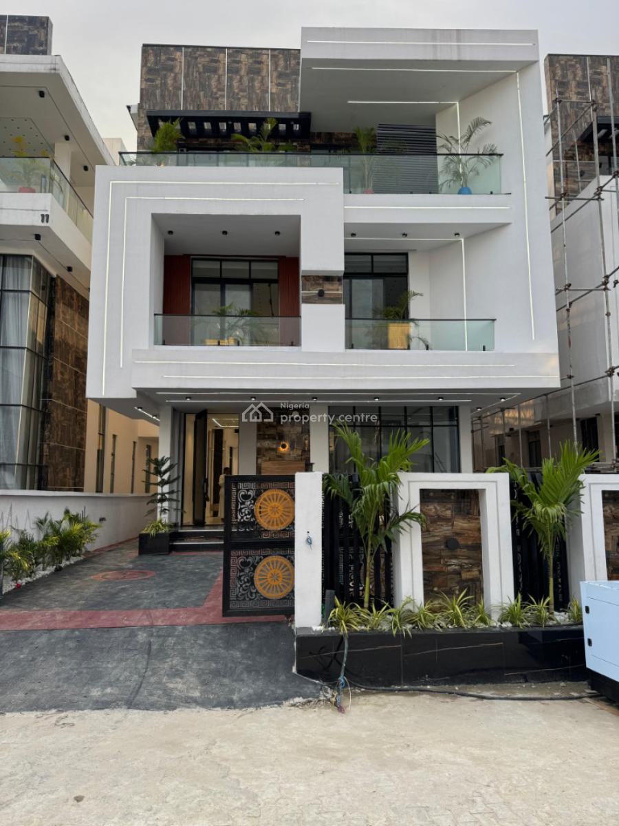 Magnificent 6 Beds with a Private Pool, Exterior Lounge, Cinema & Gym, Chevron Drive Ikota Lekki Lagos, Ikota, Lekki, Lagos, Detached Duplex for Sale