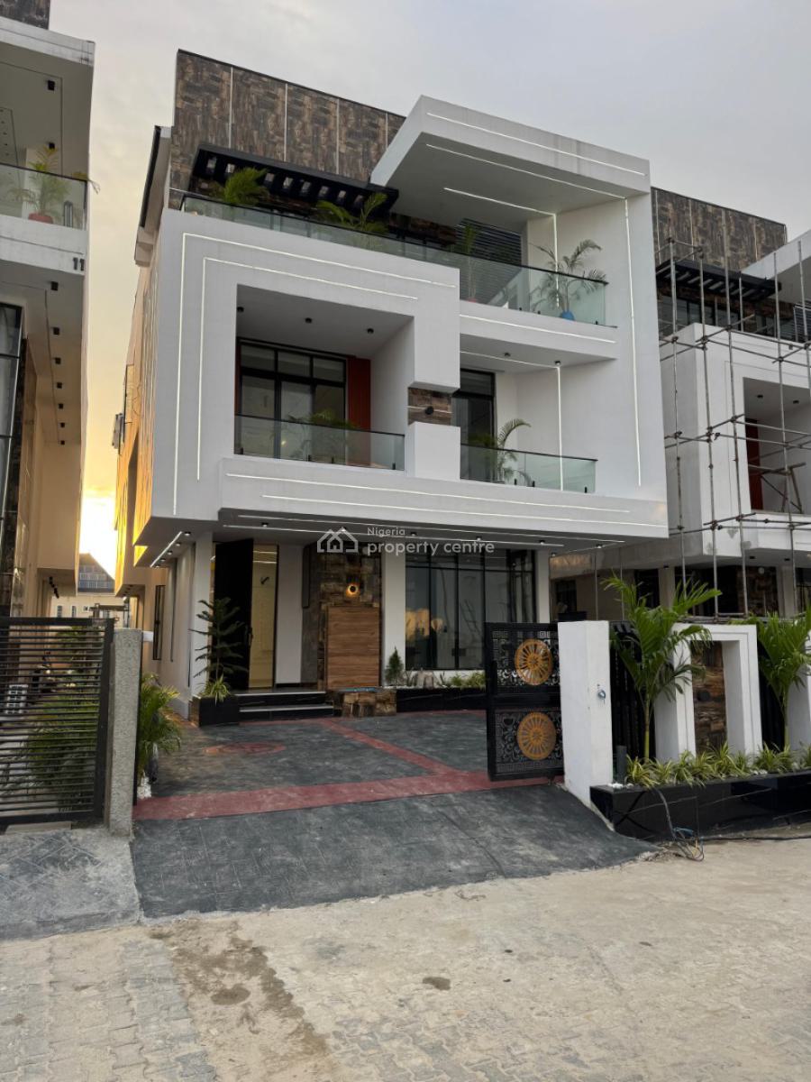 Magnificent 6 Beds with a Private Pool, Exterior Lounge, Cinema & Gym, Chevron Drive Ikota Lekki Lagos, Ikota, Lekki, Lagos, Detached Duplex for Sale