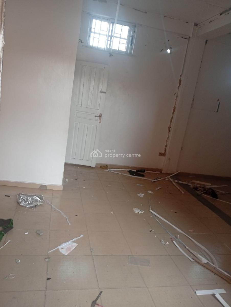 a Decent Double Big Room Office Space Upstairs with 2 Personal Toilet, Along Akowonjo Road Alimosho Lagos, Egbeda, Alimosho, Lagos, Office Space for Rent