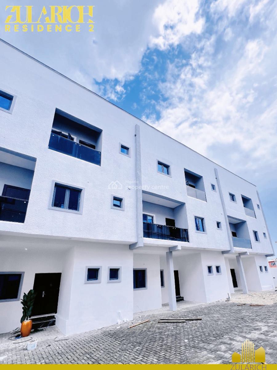 Luxury 4bedroom Terrace, Zularich Residence 2, Monastery Road., Sangotedo, Ajah, Lagos, Terraced Duplex for Sale