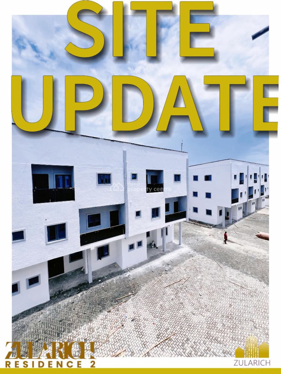 Luxury 4bedroom Terrace, Zularich Residence 2, Monastery Road., Sangotedo, Ajah, Lagos, Terraced Duplex for Sale