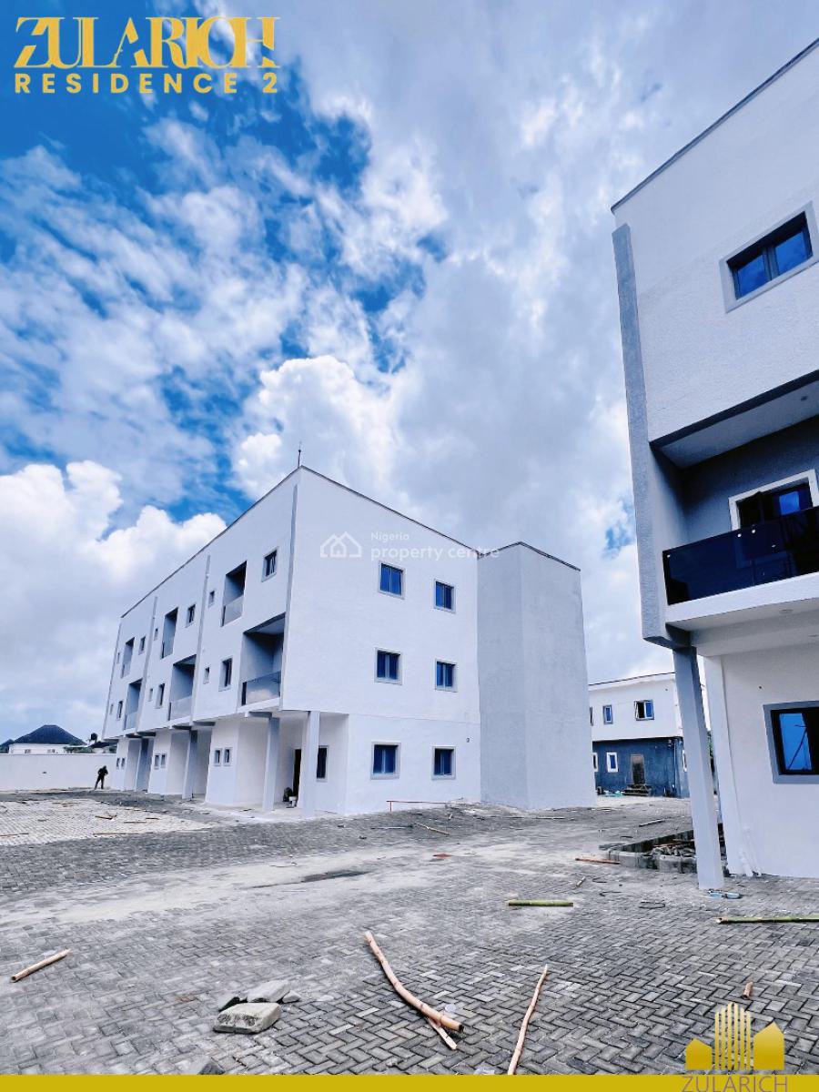 Luxury 4bedroom Terrace, Zularich Residence 2, Monastery Road., Sangotedo, Ajah, Lagos, Terraced Duplex for Sale